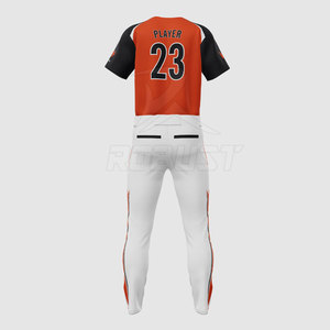 Best Selling Professional Sleeveless Baseball Uniform Sportswear 100% Polyester Customized Colors Sizes Comfortable Breathable - Product Image 4
