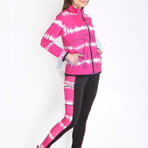 Women's High Quality 100% Cotton Sportswear Tracksuit Solid Pattern Breathable Fleece Winter Fitness Clothing Elastic Waist - Product Image 2