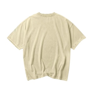 Camiseta Gráfica Oversize Personalizada con Lavado Ácido, Estilo Vintage Streetwear, Algodón Pesado, Estampado de Calavera Y2K, Unisex, Fabricante OEM ODM - Product Image 5