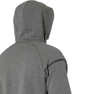 Servicio OEM ahora disponible Sudadera con capucha de algodón con cremallera mezcla de algodón Cremallera de gran tamaño Hombres Sudadera con capucha cuadrada recortada Oferta de impresión personalizada - Product Image 3