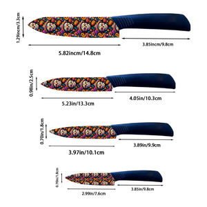 Novedades, Cuchillo de Chef de Cerámica de Alta Calidad, 5 Piezas, Mango de Plástico para Acampar al Aire Libre, Envío Gratis, Ebay - Product Image 2
