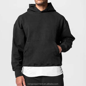 Men's High Street Style Printed Gym Hooded Sweatshirt and Sweatpants <b>Set</b> Oversize <b>Sets</b> for Autumn Newest Plus Size Design - Product Image 4