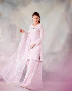 เสื้อจอร์เจียแบบหนาคุณภาพดีสไตล์บอลลีวูดปักลายอย่างเต็มที่และไม้อัดเนื้อแข็งสำหรับผู้หญิงผ้าคุณภาพสูง - Product Image 3