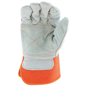 Gants de travail de sécurité pour hommes en cuir de vache de haute qualité, résistants, meilleur fournisseur, service OEM - Product Image 1