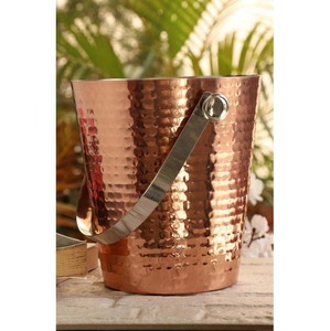 ถังน้ำแข็งทองแดงพร้อมแผ่นซับดีบุกรุ่นใหม่ที่ออกแบบด้วยค้อนในร่ม/กลางแจ้งร้านอาหารถังเบียร์บาร์ปาร์ตี้บ้านงานแต่งงานเย็น - Product Image 2