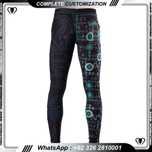 Pantalon de compression entièrement à sublimation Bjj Collants pour hommes Grappling Arts martiaux Guêtres sublimés - Product Image 3