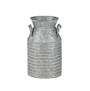 Top Most Selling Vintage Rustic Galvanized Zinc Planter <b>Pots</b> High Selling Home Garden Decorative Metal Flower <b>Pots</b> & Planter. - Product Image 4