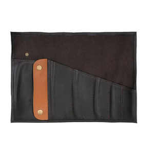 Chef profesional Premium cuero genuino 8 bolsillos Chef cuchillo bolsa Chef cuchillo rollo bolsa - Product Image 2