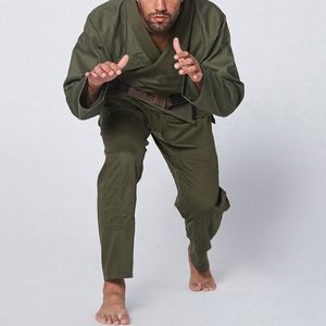 Uniforme de Karate verde de artes marciales, conjunto personalizado de la mejor calidad, nuevo diseño, Color sólido de alta calidad, ropa deportiva de todos los tamaños, arte marcial - Product Image 3