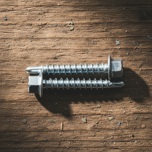 Tornillos autorroscantes con cabeza hexagonal TEK, de acero al carbono zincado, fabricante de Vietnam, Clase 4.8 6.8 PDC, rosca gruesa en pulgadas - Product Image 1