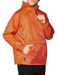 Chaqueta cortavientos de verano de alta calidad para hombre, tela de lona impermeable negra con cuello levantado, nuevo lanzamiento - Product Image 3