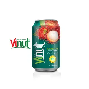 330Ml Ingeblikte Vinut Rambutan Sap Drinken Warm Product Hot Selling Private Label Oem Brc Halal Certificaat