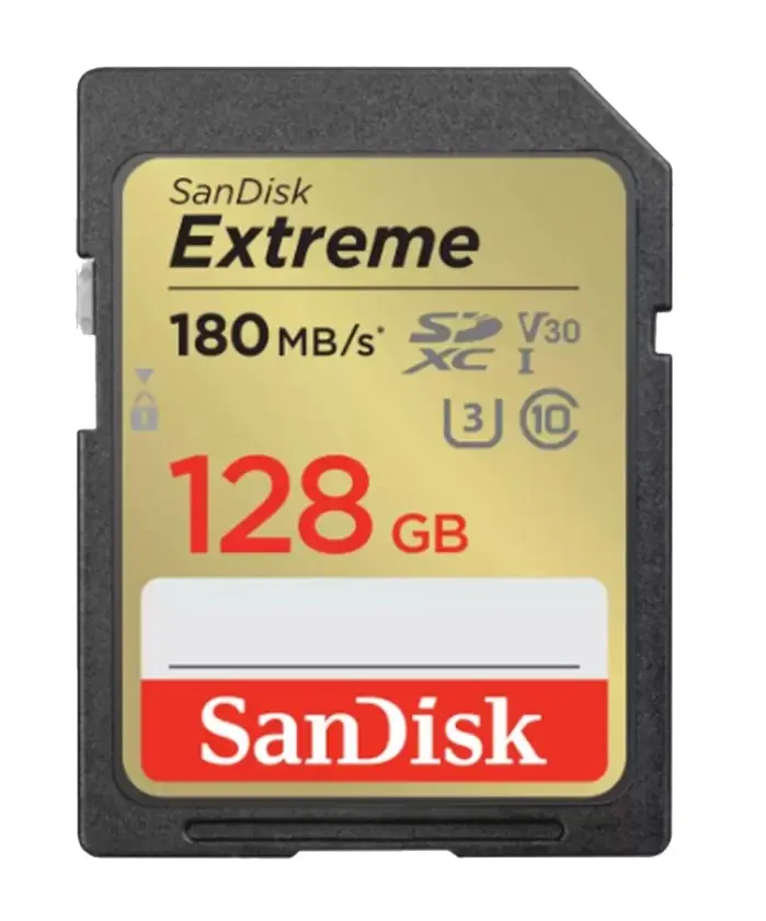 100% original Sandisk SDSDXVA-128G-GNCIN SD Memory Card U3 V30 128GB R180W130