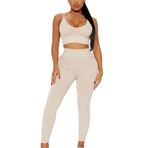 Conjunto Deportivo Personalizado con Logotipo, Sujetador Deportivo, Leggings Levanta Glúteos, Ropa Deportiva para Gimnasio, Conjunto de Fitness 2026 - Product Image 2