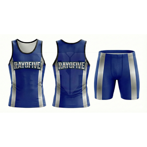 Nuevo Conjunto de Uniforme de Atletismo para Adultos de Alta Calidad, 100% Poliéster, Antibacteriano, Ligero y Transpirable - Product Image 1