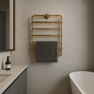 Designed for everyday use metal <b>towel</b> <b>holder</b> maintains its shape and stability even with frequent handling - Product Image 1