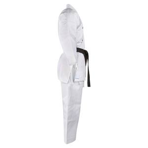 Conjuntos de uniformes de karate de artes marciales para estudiantes adultos Pakistán hecho 100% algodón ligero transpirable ecológico personalizable - Product Image 2