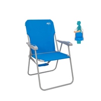 Chaise de plage pliante légère avec dossier haut et accoudoir dur supportant 300lbs Adultes Chaise de plage Bretelles Concerts de pelouse