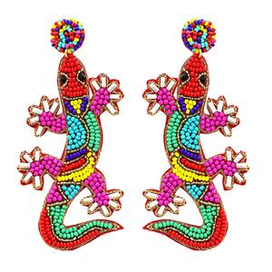 Pendientes Artesanales Premium con Diseño de Cara de Grinch Bordada y Adornada con Cuentas para Navidad, Estilo Moderno y Adorable, Nuevo Diseño, India JAVED - Product Image 5