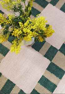 พรมถัก evelina Kroon ลายพลัมพรมปอกระเจาดีไซน์เนอร์ทอมือขนสัตว์พรมปูพื้นหลากสีทันสมัยสำหรับห้องนั่งเล่นโรงแรม - Product Image 6