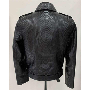 Chaqueta de Cuero Vacuno Genuino para Hombre, Fácil de Lavar, Duradera, Elegante, Resistente al Viento e Impermeable, para Todas las Temporadas - Product Image 2