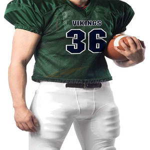 Jersey de fútbol americano cosido de la ciudad de Atlanta personalizado al por mayor ropa de equipo bordado de talla grande uniforme de fútbol para hombre - Product Image 6