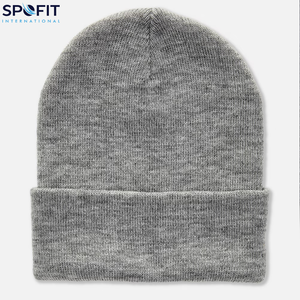 Haute Qualité Unisexe Personnalisé Jacquard Respirant Imperméable Plage Bonnets Plaine Chaud Tricoté Sport D'hiver Logo Adulte Coton - Product Image 1