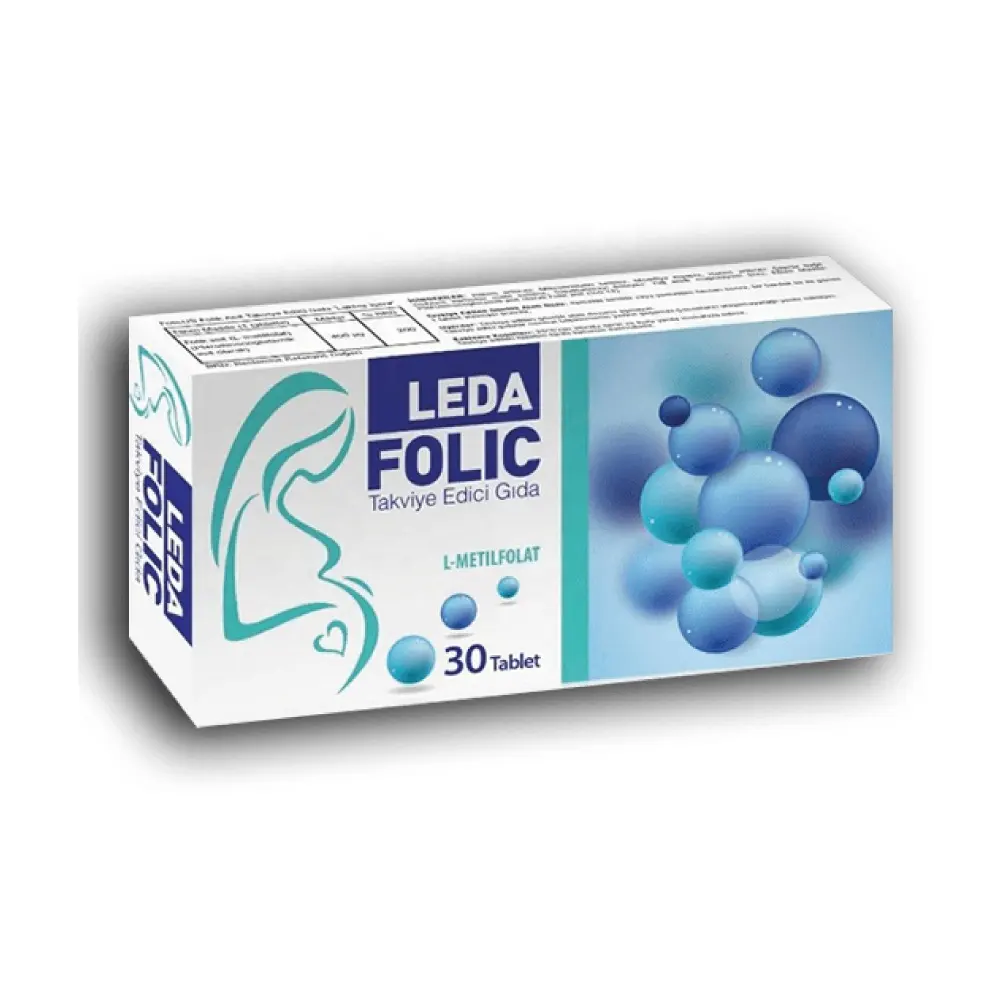 Affordable Top Quality Most Preferred Wholesale Product - Food Supplement - Leda Folic 30 Tablet