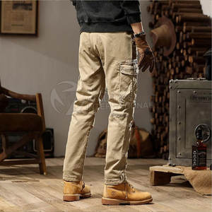 Streetwear <b>Trousers</b> For <b>Men</b> With Oversized Fit And Soft Fabric For Everyday Comfort <b>Men</b> Hip Hop Style Streetwear <b>Trousers</b> - Product Image 6