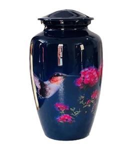 Urna de cremación artesanal de Metal de estilo americano de alta calidad, suministros para cenizas funerarias para adultos, fabricante de India - Product Image 5