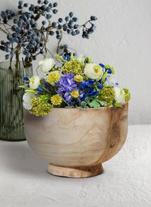 Cuenco de madera de Paulownia de calidad superior hecho a mano decoración del hogar y arreglos florales para fiesta de boda - Product Image 3