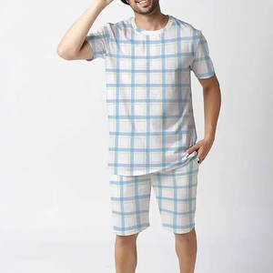 Conjunto de camiseta y pantalones cortos personalizado con su propio diseño al por mayor para hombre, conjunto de pantalones cortos de algodón transpirable de primera calidad y mejor material - Product Image 4