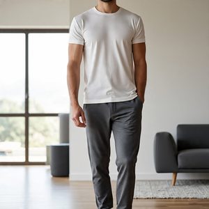 Ropa para correr, Camiseta y pantalón, chándal, ropa deportiva para hombre, camiseta para correr, chándal, camiseta de verano para hombre, conjuntos de pantalones - Product Image 3