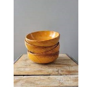 Mini bol en bois sculpté en bois de paulownia pour la fabrication de bougies, bol rustique pour la décoration de la maison, centre de table pour bougies - Product Image 3