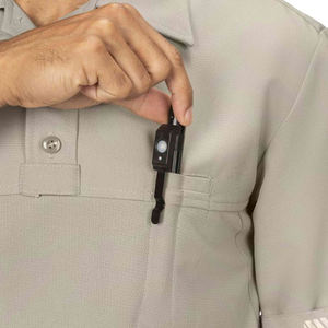 Polo de seguridad de verano de dos tonos, uniforme de protección de manga corta con bolsillo - Product Image 5