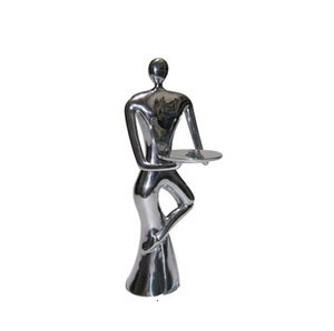 Soporte de vela de aluminio para hombre con estilo para decoración del hogar y exhibición de mesa Diseño elegante perfecto para crear el mejor ambiente romántico - Product Image 1