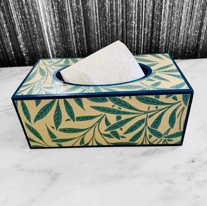 Bois écologique avec autocollant en émail imprimé nouveau Design support de boîte à mouchoirs pour la maison hôtel voiture décor porte-serviettes - Product Image 5