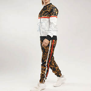 Servicio OEM de diseño de las mujeres de invierno con capucha Casual sólido sublimación chándal personalizado sublimación Logo para la venta - Product Image 6