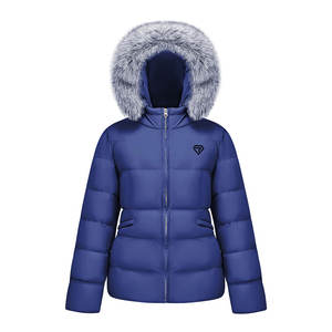 Dernière mode de veste en duvet à manches longues pour femmes hiver grande taille doublure en laine respirante garder au chaud style bulle - Product Image 1