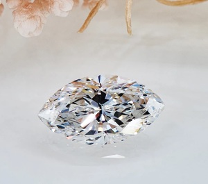 Igi ได้รับการรับรอง0.59 CT Marquise CUT Lab เติบโตขึ้น VS1ชัดเจนเป็นมิตรกับสิ่งแวดล้อม H COLOUR เพชรมรกตเพชรหลวมเครื่องประดับผู้หญิง - Product Image 1