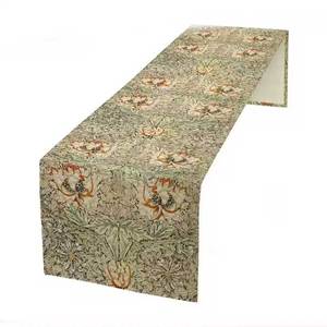 Caminos de mesa bordados de diseño personalizado de algodón 100%, proveedor indio para boda, Navidad y fiesta, estampado de patrón tejido - Product Image 4