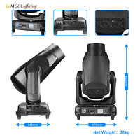 Lumière extérieure de faisceau de ciel Dmx Club Lights Console Led 1400W blanc jaune protecteur 2024 tête mobile Dj système d'éclairage