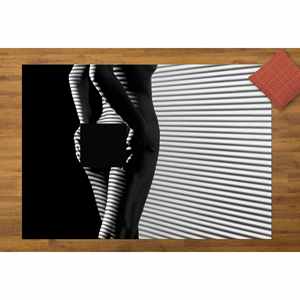 Tapis Sensuel Femme, Tapis Fesses Nues, Tapis Contemporain, Tapis Mature, Tapis en Velours de Luxe - Product Image 1