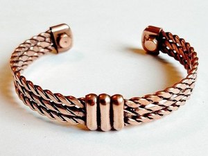 Cooper Silver Brazaletes bereber para hombres Terapia magnética Vintage Moda Biología-Inspirado IGI-Fiestas africanas certificadas Amantes - Product Image 4