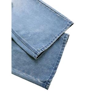 Paola Riboni - Jeans de mezclilla de cintura alta y pierna ancha para mujer, corte holgado, largo completo, lavado medio, algodón, estilo casual, estilo primavera - Product Image 4