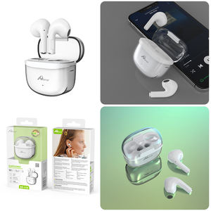 Digitalome EP-110 White Wireless for Bluetooth In-Ear Headset with Waterproof Earbuds <b>Microphone</b> for Gaming Mobile <b>Phones</b> Comput - Product Image 3
