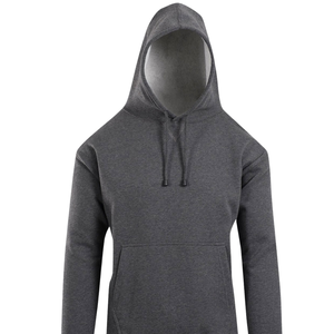 เสื้อฮู้ดดี้สีเทาเข้ม ยูนิเซ็กซ์ ผ้าฝ้ายพรีเมียมเนื้อฟลีซ เสื้อกันหนาวมีฮู้ดเรียบง่าย สไตล์ลำลอง สตรีทแวร์ ทรงปกติ ขายส่ง - Product Image 5