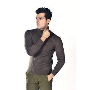 เสื้อสเวตเตอร์ลำลองแขนยาวสำหรับผู้ชาย, เสื้อสเวตเตอร์ถักแบบสวมหัวผ้าขนสัตว์อบอุ่นและนุ่มระบายอากาศได้ดีดีไซน์สำหรับฤดูหนาว - Product Image 2