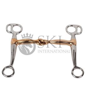 Venta al por mayor mejores OEM Western Bits de alta calidad de acero inoxidable y cobre boquilla de rodillo para montar a caballo gran oferta - Product Image 2