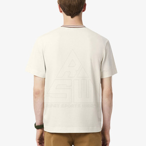 T-shirts pour hommes avec logo personnalisé OEM, manches courtes, séchage rapide, vente en gros, prix 2025 - Product Image 3